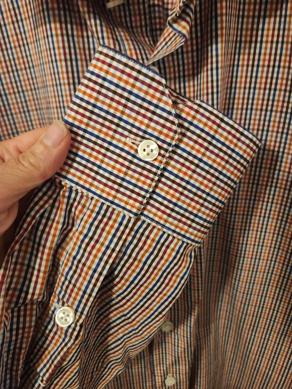 Harry Rosen Bespoke Custom Tailored Men's Button Down Shirt - Picture 7 of 13